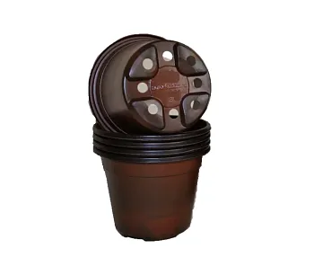 Горшок круглый D 9 h 6.8 V-260 мл 10штук