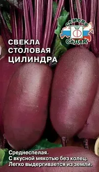 Седек свекла Цилиндра (столовая) (Евро, 3)