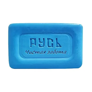 Мыло хоз голубое "Русь Чистая забота" 150гр.(30)