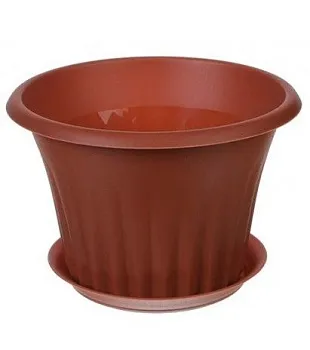 Кашпо КЭРОЛ 140мм Кор с подставкой М3154 (30)