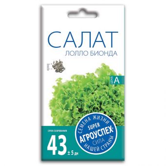 Седек салат Лолло Бионда (полукочанй) (Евро, 1)