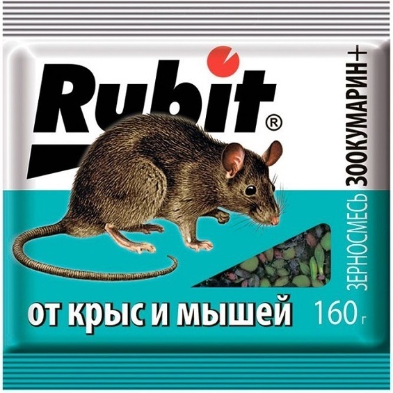 Рубит ЗООКУМАРИН+ зерновая смесь 160г (30)