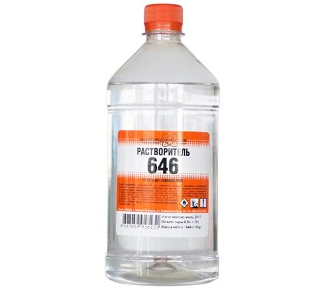 Растворитель №646 0.9л ПЭТ Н.Новгород (25)