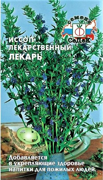 Седек иссоп Лекарь (Евро, 0,2)