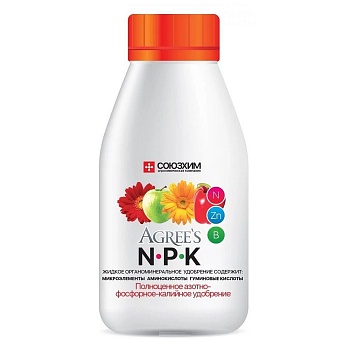 Агрис NPK органоминеральное удобрение 0,25л (20)