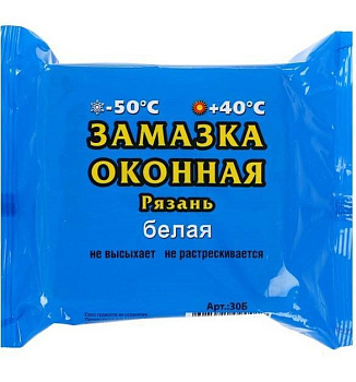 Замазка оконная 400 г Белая. Рязань (27)