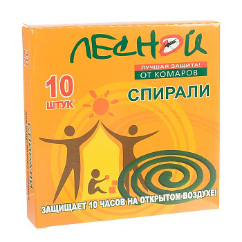 Спирали от комаров Лесной 10шт (60)